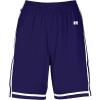 Russell Athletic Women’s Ladies Legacy Basketball Shorts(Purple/White)