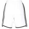 Russell Athletic Women’s Ladies Legacy Basketball Shorts(White/Black)