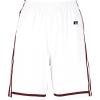 Russell Athletic Women’s Ladies Legacy Basketball Shorts(White/Cardinal)