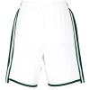 Russell Athletic Women’s Ladies Legacy Basketball Shorts(White/Dark Green)