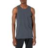 Russell Athletic Mens Dri-Power Cotton Blend Tees & Tanks, Moisture Wicking, Odor Protection, UPF 30+, Sizes S-4x(Black Heather)