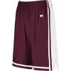 Russell Athletic Women’s Ladies Legacy Basketball Shorts(Maroon/White)