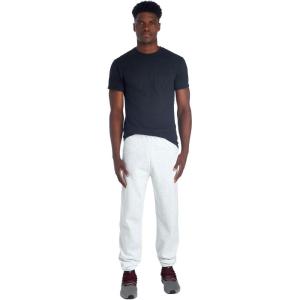 Jerzees Mens NuBlend Fleece Joggers with Pockets, Relaxed Fit, Cotton Blend(Ash)