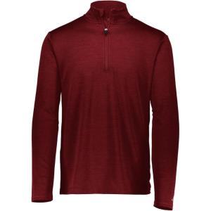 Russell Athletic Dri-power Lightweight 1/4 Zip Pullover Outerwear(Cardinal)