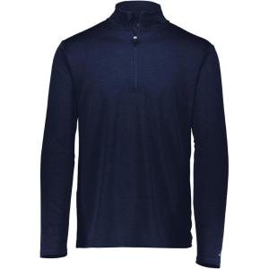 Russell Athletic Dri-power Lightweight 1/4 Zip Pullover Outerwear(Navy)