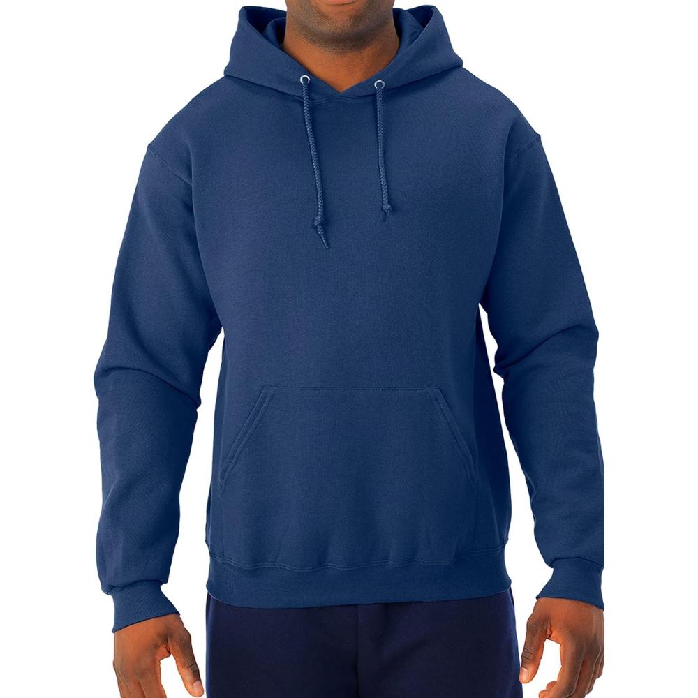 imageJerzees Mens NuBlend Hoodies ampamp Sweatshirts Retired ColorsHoodie  Vintage Heather Blue