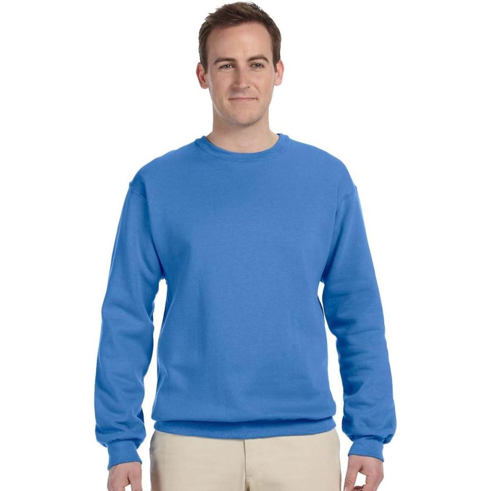 imageJerzees Mens NuBlend Hoodies ampamp Sweatshirts Retired ColorsSweatshirt  Columbia Blue