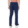Jerzees Men’s NuBlend Fleece Open Bottom Sweatpants with Pockets, Relaxed Fit, Cotton Blend(Navy)