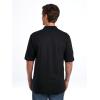 Jerzees Men’s Short Sleeve Polo Shirts, Cotton Blend, Two Button Closure, Regular Fit, Sizes S-5x(Black – Spotshield)