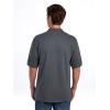 Jerzees Men’s Short Sleeve Polo Shirts, Cotton Blend, Two Button Closure, Regular Fit, Sizes S-5x(Charcoal – Dri-power)
