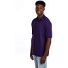 Jerzees Men’s Short Sleeve Polo Shirts, Cotton Blend, Two Button Closure, Regular Fit, Sizes S-5x(Deep Purple – Dri-power)