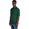 Jerzees Men’s Short Sleeve Polo Shirts, Cotton Blend, Two Button Closure, Regular Fit, Sizes S-5x(Forest Green – Spotshield)