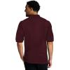 Jerzees Men’s Short Sleeve Polo Shirts, Cotton Blend, Two Button Closure, Regular Fit, Sizes S-5x(Maroon – Dri-power)
