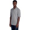 Jerzees Men’s Short Sleeve Polo Shirts, Cotton Blend, Two Button Closure, Regular Fit, Sizes S-5x(Oxford – Spotshield)