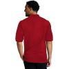 Jerzees Men’s Short Sleeve Polo Shirts, Cotton Blend, Two Button Closure, Regular Fit, Sizes S-5x(True Red – Dri-power)
