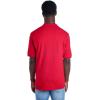 Jerzees Men’s Short Sleeve Polo Shirts, Cotton Blend, Two Button Closure, Regular Fit, Sizes S-5x(True Red – Spotshield)