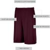 Russell Athletic Dri-Power Performance Short with Pockets Shorts(Maroon)