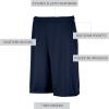 Russell Athletic Dri-Power Performance Short with Pockets Shorts(Navy)