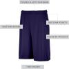 Russell Athletic Dri-Power Performance Short with Pockets Shorts(Purple)