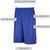 Russell Athletic Dri-Power Performance Short with Pockets Shorts(Royal)