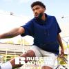 Russell Athletic Legend Tech Fleece Hoodie – Warm, Breathable Cage Jacket with Pocket – Outdoor & Everyday Comfort!(Navy)