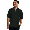 Jerzees Men’s Short Sleeve Polo Shirts, Cotton Blend, Two Button Closure, Regular Fit, Sizes S-5x(Black – Dri-power)