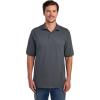 Jerzees Men’s Short Sleeve Polo Shirts, Cotton Blend, Two Button Closure, Regular Fit, Sizes S-5x(Charcoal – Dri-power)
