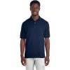 Jerzees Men’s Short Sleeve Polo Shirts, Cotton Blend, Two Button Closure, Regular Fit, Sizes S-5x(J Navy – Spotshield)