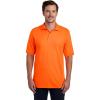 Jerzees Men’s Short Sleeve Polo Shirts, Cotton Blend, Two Button Closure, Regular Fit, Sizes S-5x(Safety Orange – Dri-power)