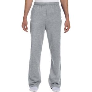 Jerzees Men’s NuBlend Fleece Open Bottom Sweatpants with Pockets, Relaxed Fit, Cotton Blend(Athletic Heather)