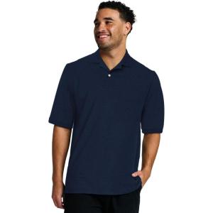 Jerzees Men’s Short Sleeve Polo Shirts, Cotton Blend, Two Button Closure, Regular Fit, Sizes S-5x(Jnavy – Dri-power)