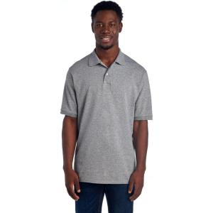 Jerzees Men’s Short Sleeve Polo Shirts, Cotton Blend, Two Button Closure, Regular Fit, Sizes S-5x(Oxford – Spotshield)