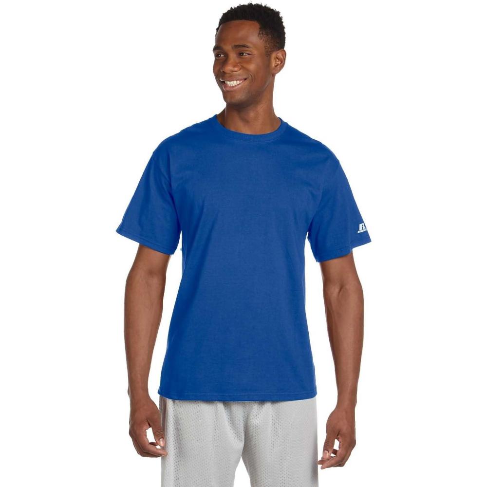 imageRussell Athletic Mens Basic Cotton TShirtsBasic Cotton  Royal