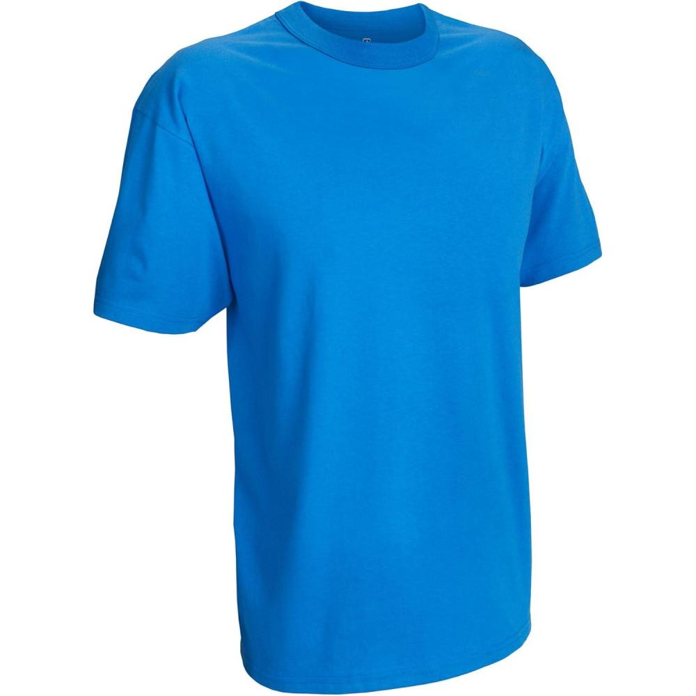 imageRussell Athletic Mens Basic Cotton TShirtsCollege Blue