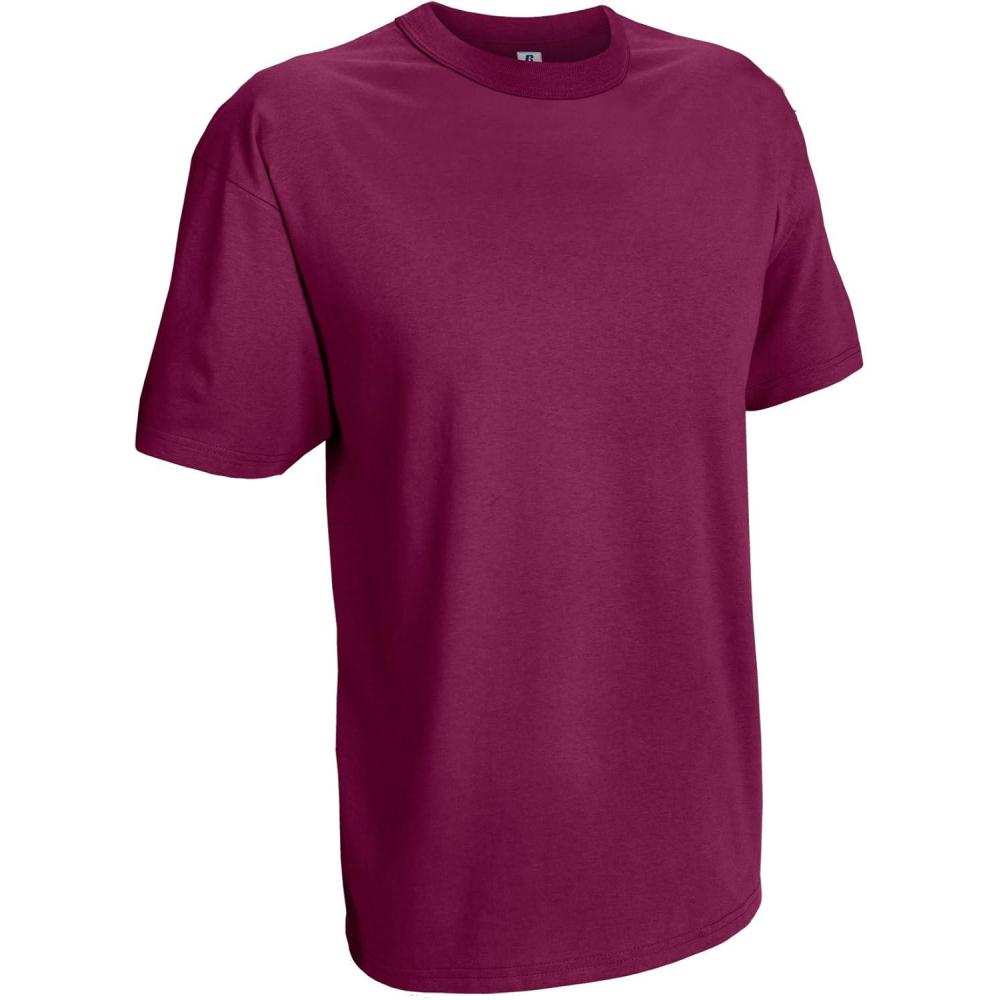 imageRussell Athletic Mens Basic Cotton TShirtsMaroon