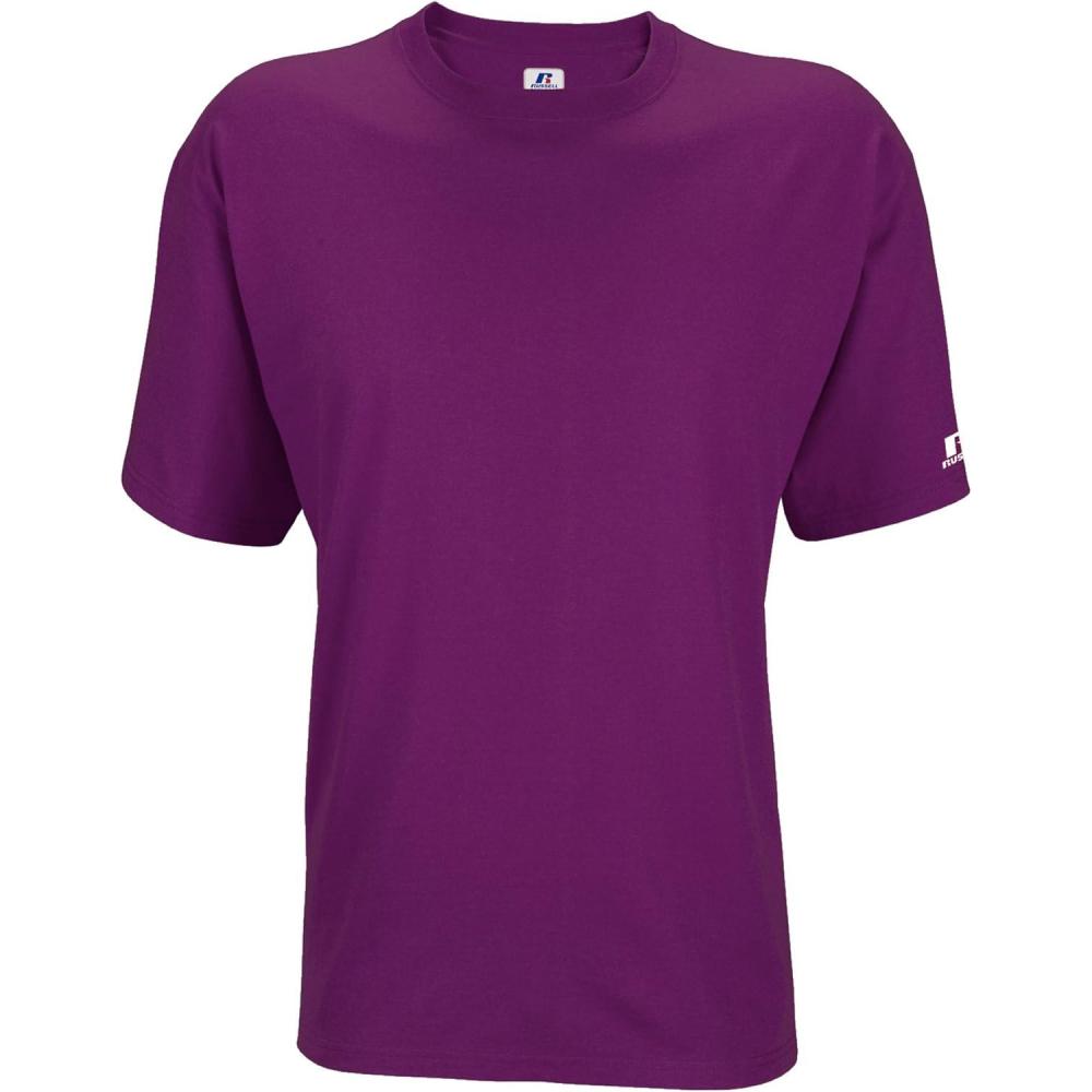 imageRussell Athletic Mens Basic Cotton TShirtsTrue Purple