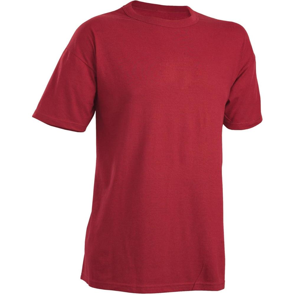 imageRussell Athletic Mens ShortSleeve Cotton TShirtCardinal