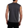 Russell Athletic Men’s Dri-Power Cotton Blend Sleeveless Muscle Shirts, Moisture Wicking Odor Protection UPF 30+, Sizes S-4X(Basic Graphite)
