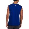 Russell Athletic Men’s Dri-Power Cotton Blend Sleeveless Muscle Shirts, Moisture Wicking Odor Protection UPF 30+, Sizes S-4X(Basic Royal)