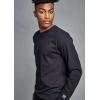 Russell Athletic Men’s Dri-Power Long Sleeve Tees, Moisture Wicking, Odor Protection, UPF 30+(Long Sleeve – Black)
