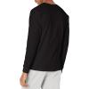 Russell Athletic Men’s Soft 100% Cotton Midweight Long Sleeve T-Shirt(Black Heather)
