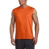 Russell Athletic Men’s Dri-Power Cotton Blend Sleeveless Muscle Shirts, Moisture Wicking Odor Protection UPF 30+, Sizes S-4X(Basic Burnt Orange)