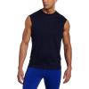 Russell Athletic Men’s Dri-Power Cotton Blend Sleeveless Muscle Shirts, Moisture Wicking Odor Protection UPF 30+, Sizes S-4X(Basic Cotton – Basic Navy)