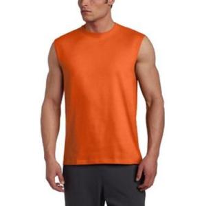 Russell Athletic Men’s Dri-Power Cotton Blend Sleeveless Muscle Shirts, Moisture Wicking Odor Protection UPF 30+, Sizes S-4X(Basic Burnt Orange)