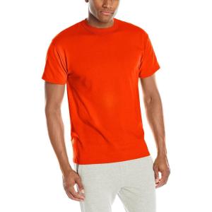 Russell Athletic Men’s Short-Sleeve Cotton T-Shirt(Burnt Orange)