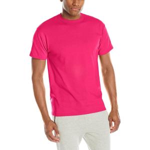 Russell Athletic Men’s Short-Sleeve Cotton T-Shirt(Watermelon Pink)