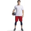 Russell Athletic Men’s Dri-Power Cotton Blend Short Sleeve T-Shirts, Moisture Wicking, Odor Protection, UPF 30+, Sizes S-4X(Ash)