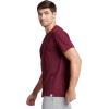 Russell Athletic Men’s Dri-Power Cotton Blend Short Sleeve T-Shirts, Moisture Wicking, Odor Protection, UPF 30+, Sizes S-4X(Maroon)
