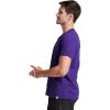 Russell Athletic Men’s Dri-Power Cotton Blend Short Sleeve T-Shirts, Moisture Wicking, Odor Protection, UPF 30+, Sizes S-4X(Purple)