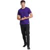 Russell Athletic Men’s Dri-Power Cotton Blend Short Sleeve T-Shirts, Moisture Wicking, Odor Protection, UPF 30+, Sizes S-4X(Purple)